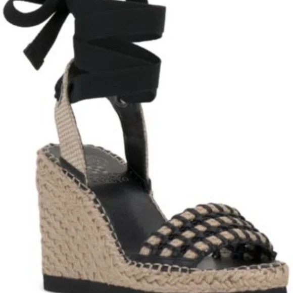 Vince Camuto Mediterranean Black Espadrille Wedges – NWOT - Picture 11 of 11